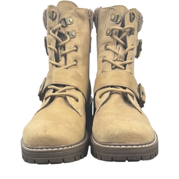 Cliffs by White Mountain Marlee Ankle Boots Top/Side Buckle  Hiking Size 7.5 Tan - Picture 2 of 15